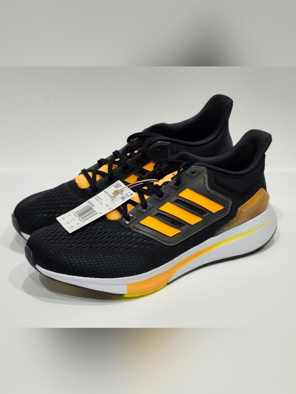Adidas x Messi EQ21 Run 'Black Semi Solar Gold' GZ4082 Mens NEW